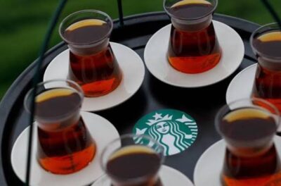 starbucks rize çayı satacak